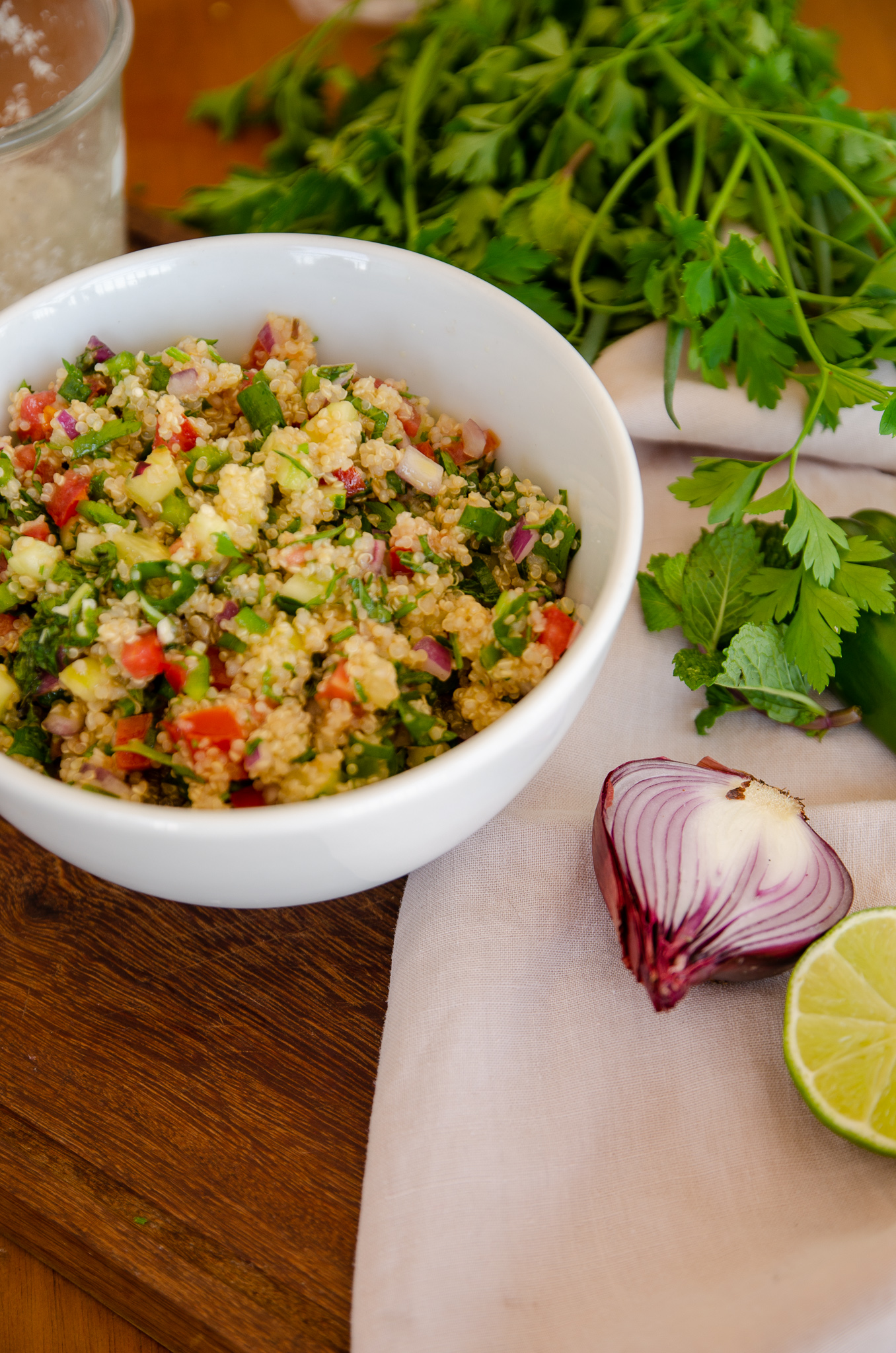 Tabule De Quinoa Salada Fresca Quinoa E Vegetais Ariana Pazzini