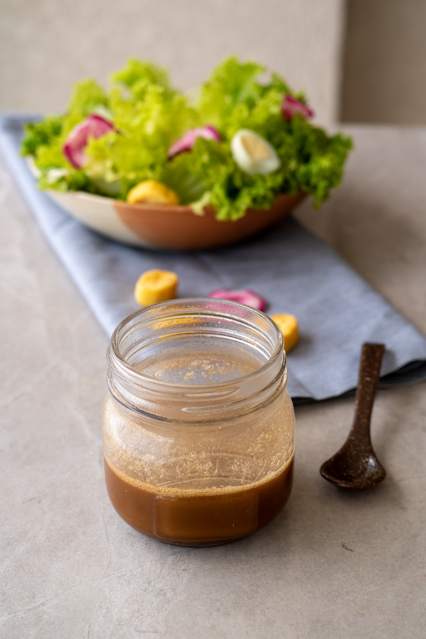 Molho para saladas asiático