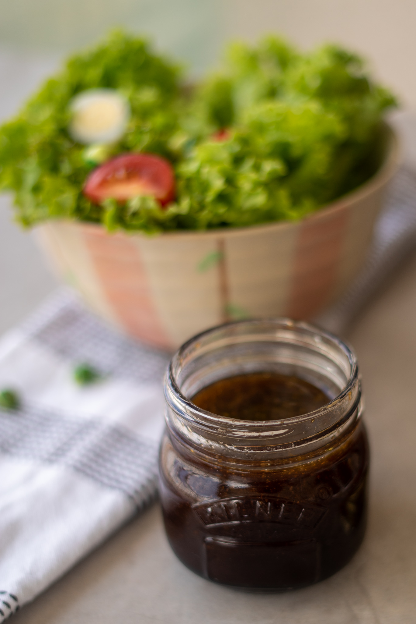 Molho para saladas com aceto balsâmico