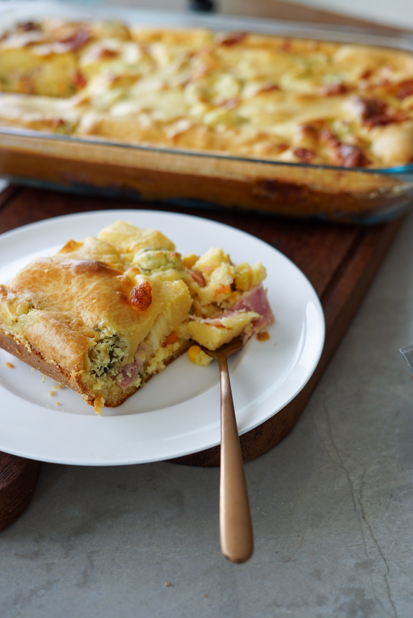 Torta salgada de liquidificador – massa fofinha