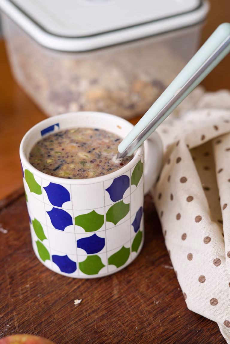 mingau de aveia instantaneo caseiro