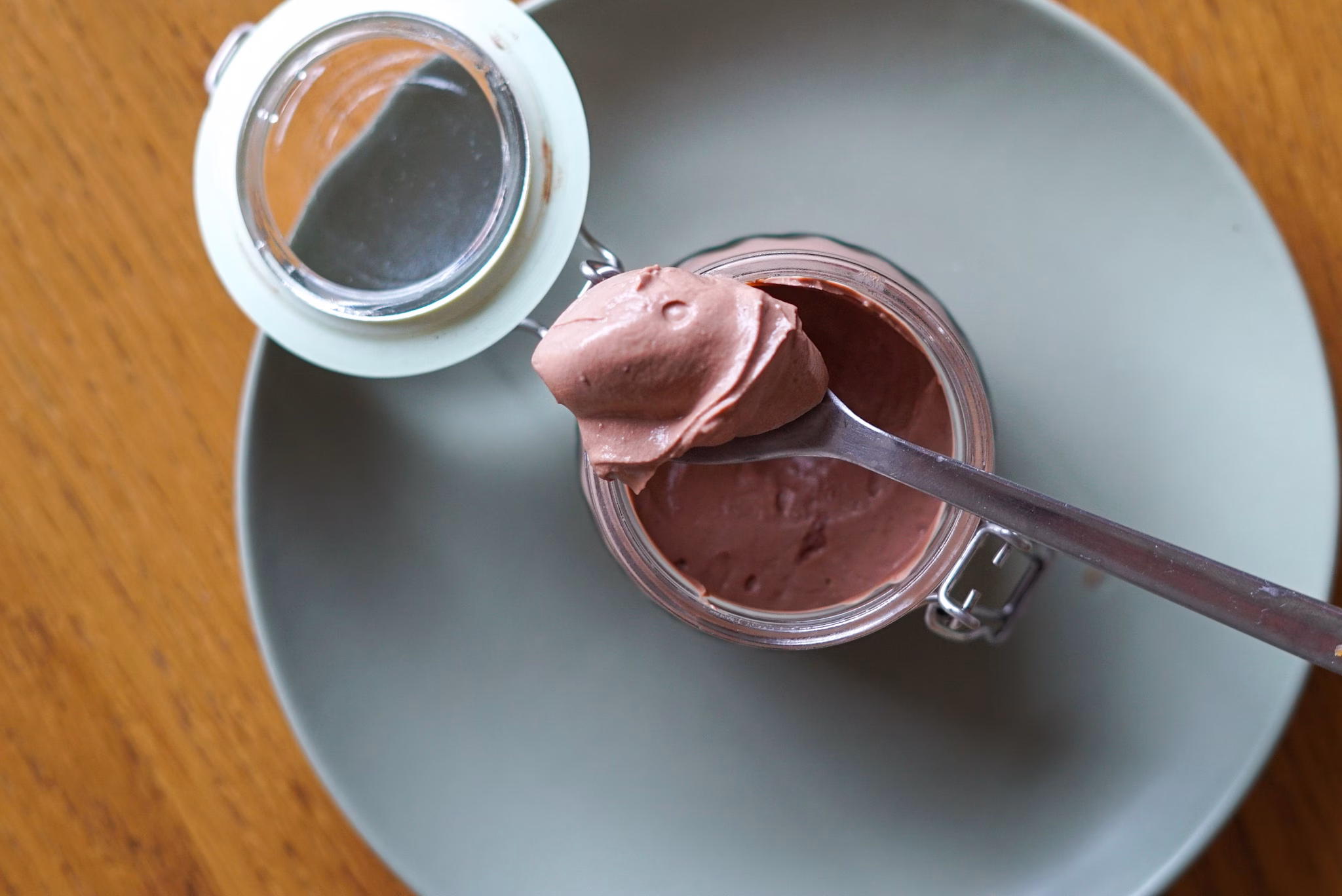 mousse de 2 ingredientes chocolate e ricota